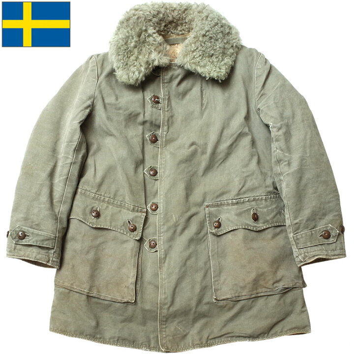 楽天市場】スウェーデン軍 M1909 シープスキン ウインターコート  