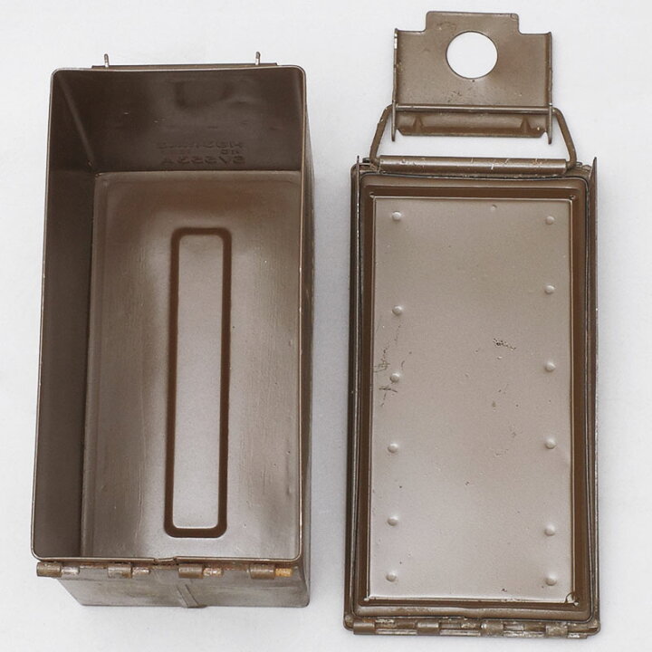 楽天市場】イギリス軍 スチール アンモボックス ブラウン 5.56mm USED 