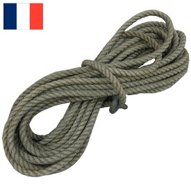 フランス軍 ロープ フック付き 12m USED EE302UN