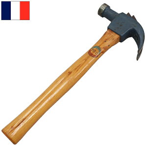 フランス軍 60s ネイルハンマー デッドストック EE468NN ミリタリー 金槌 金鎚 かなづち クローハンマー 大工用具 工具