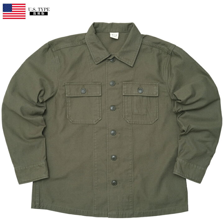 楽天市場】米軍タイプ OG-107 ファティーグシャツ 長袖 Revival Model 