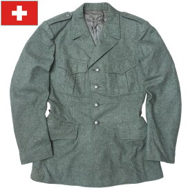 スイス軍 ウールジャケット グレー 後期型 USED JJ180UN
