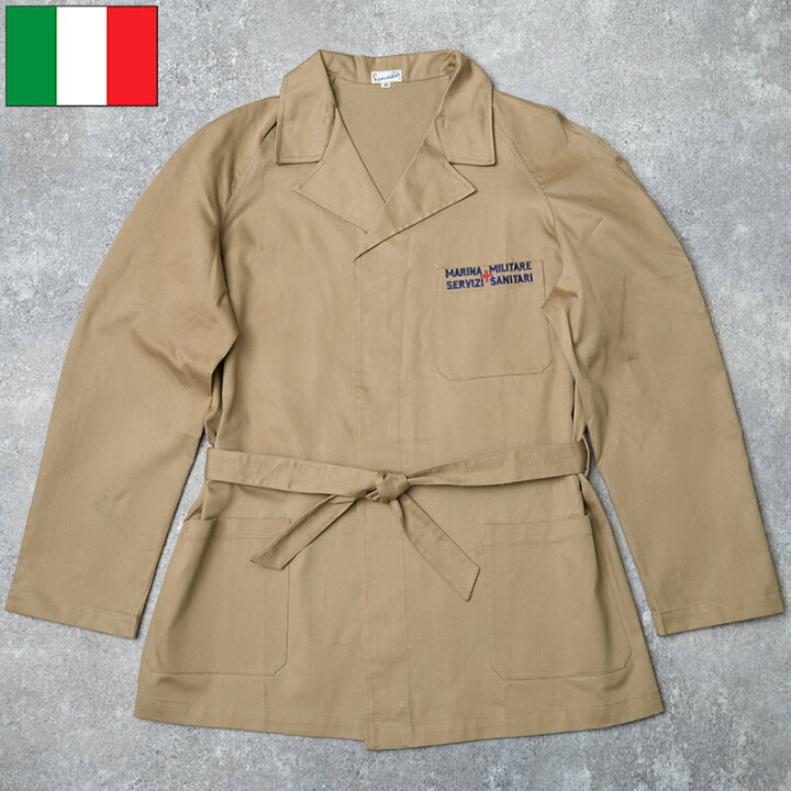 楽天市場】イタリア軍 MM ホスピタルジャケット カーキ デッドストック 