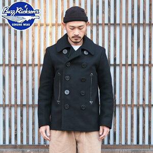 BUZZ RICKSON'S �o�Y���N�\���Y #BR12394 36OZ. WOOL MELTON PEA COAT WILLIAM GIBSON COLLECTION�o�Y���N�\���Y