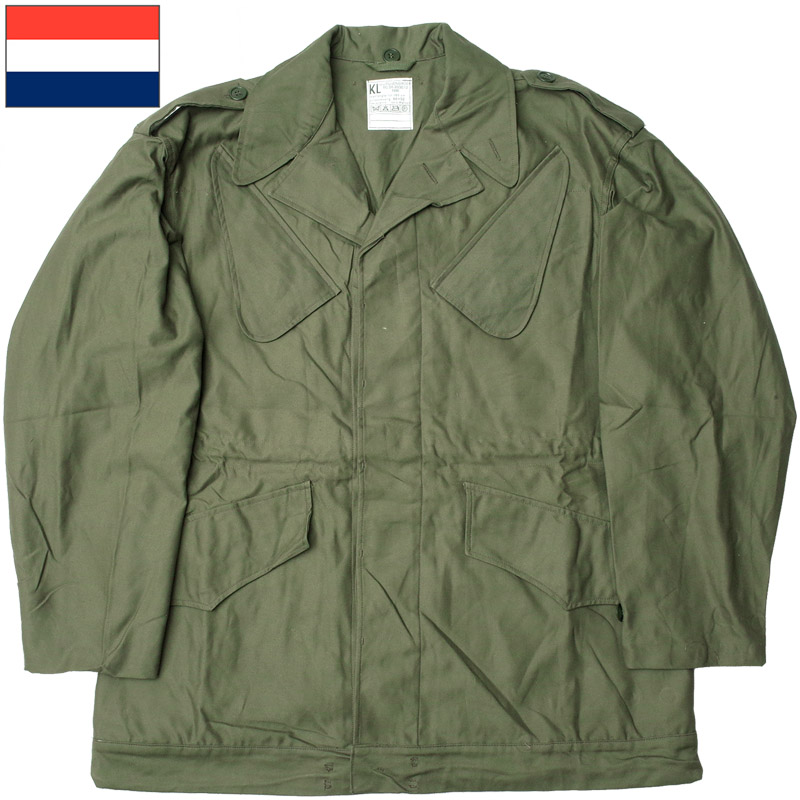 至高 KL コンバット 戦闘服 無料 オランダ軍 オリーブ NATO フィールドジャケット デッドストック