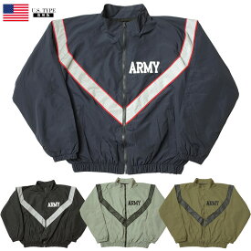 米軍タイプ ARMY IPFUジャケット ジャージジャケット #JJ198YN メンズ ミリタリージャケット ナイロンジャケット アーミー 長袖 トレーニングウェア スポーツウェア ウィンドブレーカー レプリカ