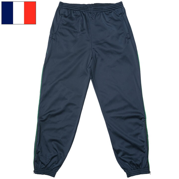 楽天市場】フランス軍 ARMY トレーニング ジムパンツ ネイビー デッド 