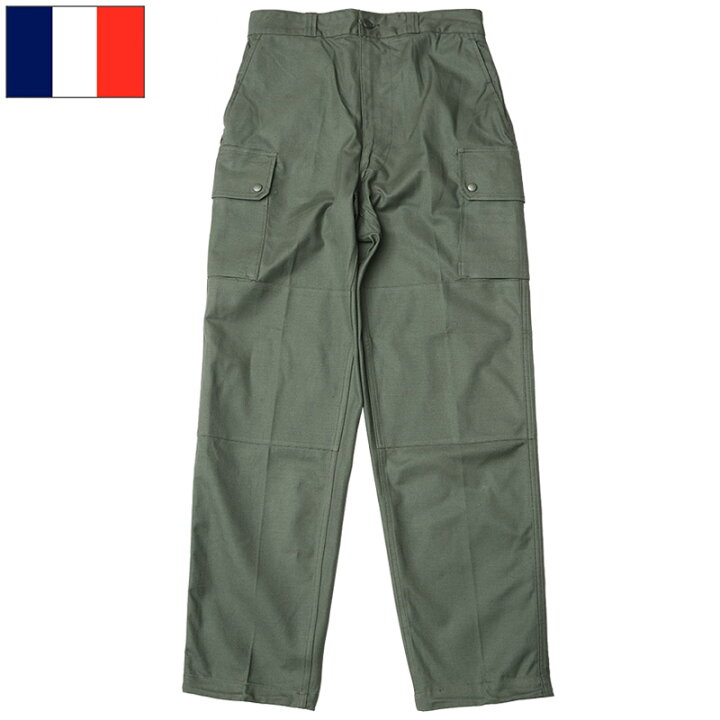 楽天市場】フランス軍 AFフィールドパンツ オリーブ コットンツイル 