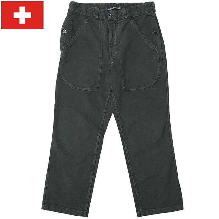 楽天市場】スイス軍 デニムパンツ 黒染め USED PP039UD ワークウェア 