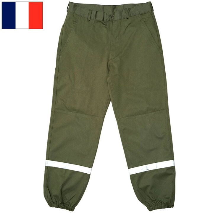 楽天市場】フランス軍 リフレクター メカニックパンツ オリーブ デッド 