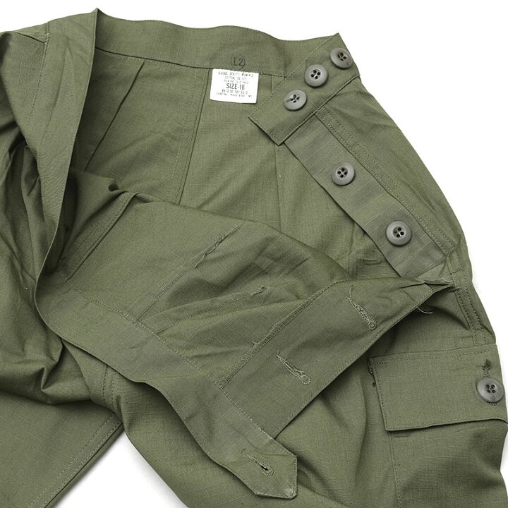 楽天市場】米軍 ユーティリティ パンツ リップストップ オリーブ