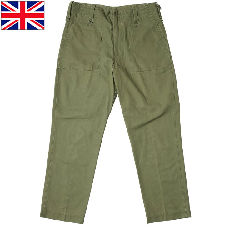 楽天市場】イギリス軍 フィールドパンツ オリーブ 3ポケット USED 