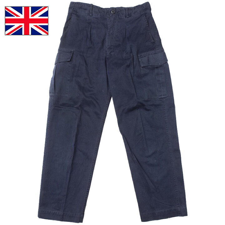 楽天市場】イギリス軍 ROYAL NAVY カーゴパンツ ネイビー 前期型 USED  
