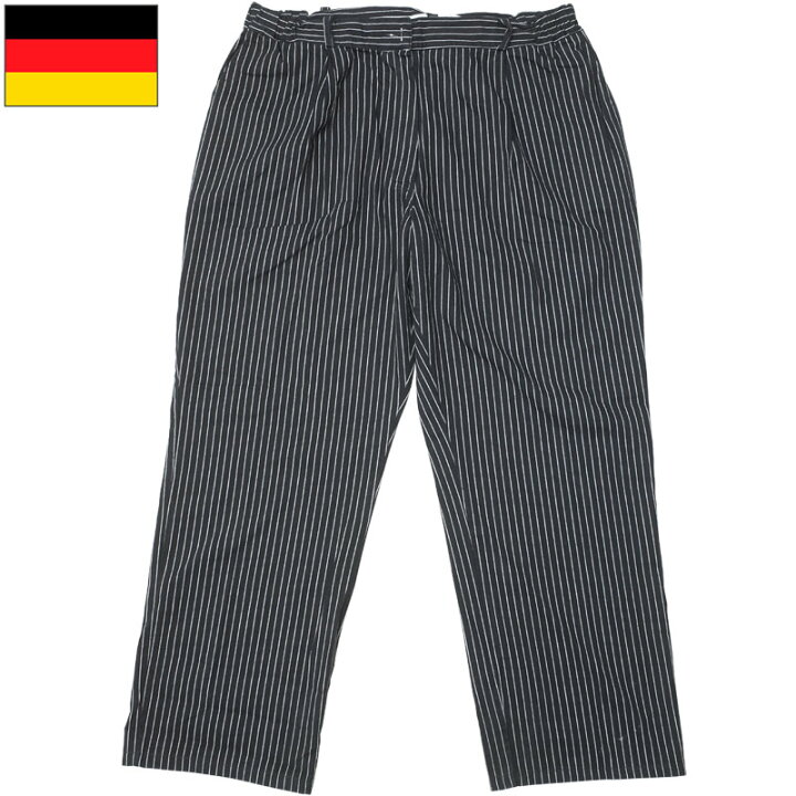 楽天市場】ドイツ軍 シェフパンツ ストライプ USED PP294UN コットン  