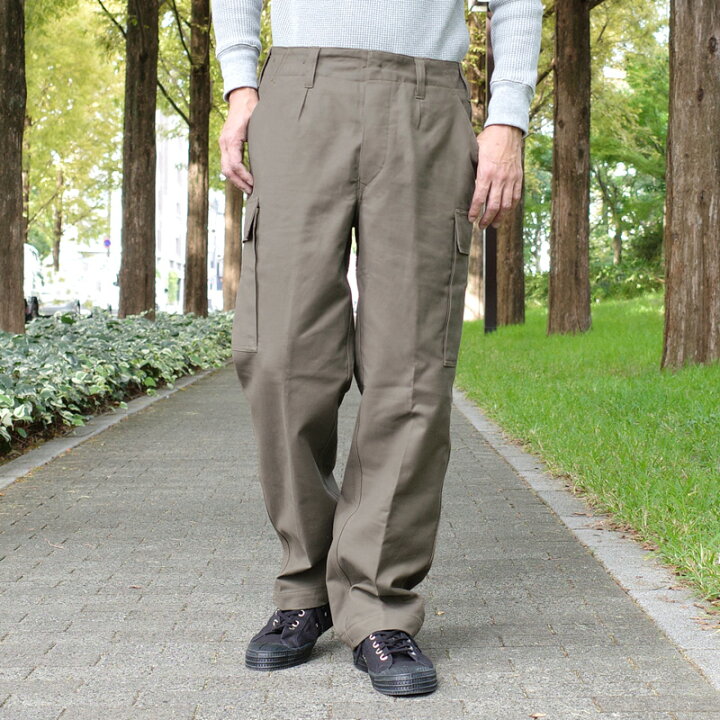 楽天市場】ドイツ軍 モールスキン カーゴパンツ オリーブグレー デッド 