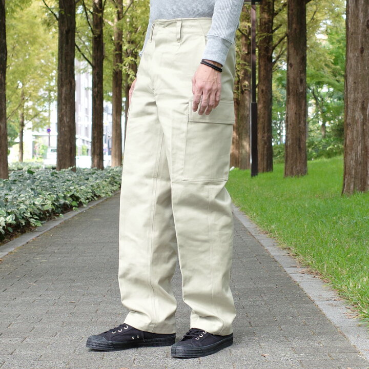 楽天市場】ドイツ軍 モールスキン カーゴパンツ オフホワイト デッド 