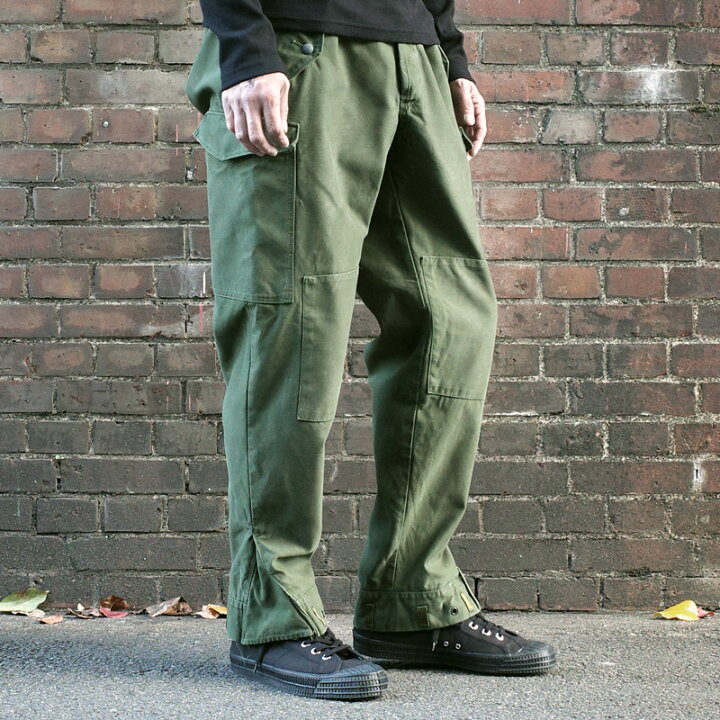 楽天市場】スウェーデン軍 M-59パンツ ボタンフライ カーゴパンツ USED 