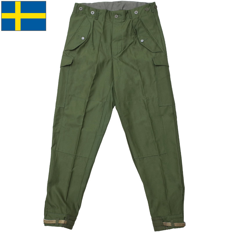 楽天市場】スウェーデン軍 M-59パンツ ボタンフライ カーゴパンツ