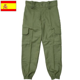 スペイン軍 パレードパンツ オリーブ デッドストック PP352NN カーゴパンツ 軍パン アーミー ズボン グリーン 実物ミリタリー 軍モノ 軍物 未使用品
