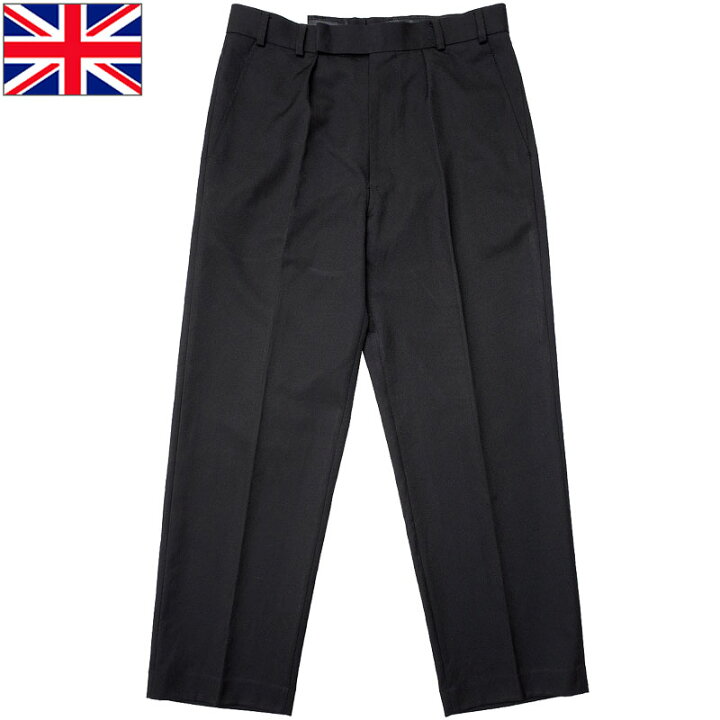 楽天市場】イギリス軍 ROYAL NAVY No.3 ドレスパンツ ブラック USED 