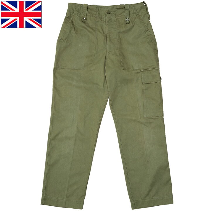 楽天市場】イギリス軍 フィールドパンツ オリーブ 4ポケット USED 