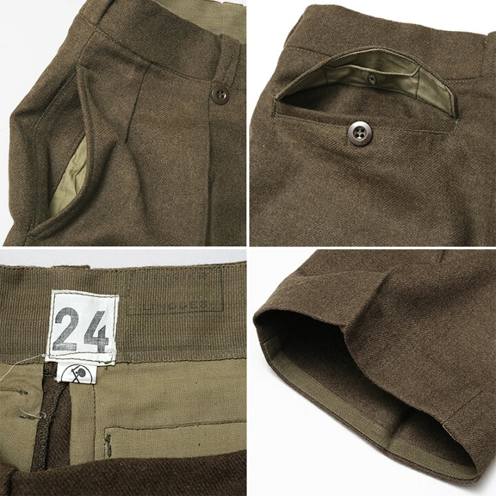 楽天市場】フランス軍 M52 ウールパンツ デッドストック PP382NN 