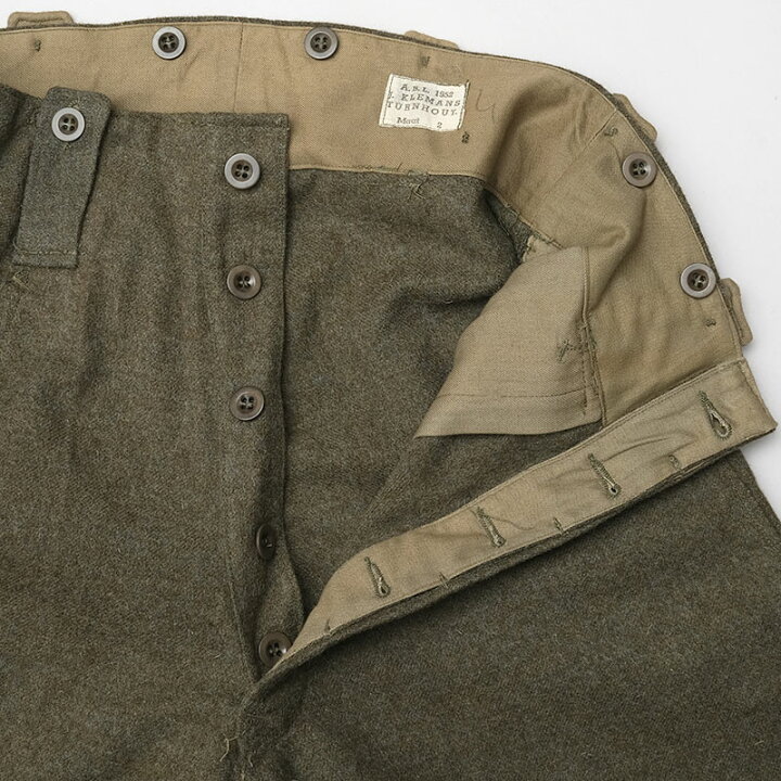 楽天市場】ベルギー軍 1950 ウール ライディングパンツ デッドストック 