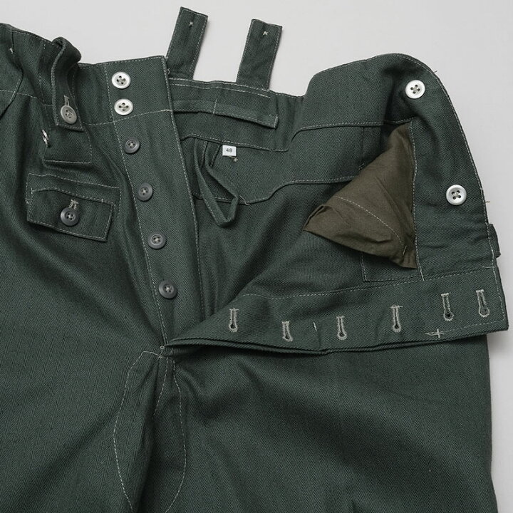 楽天市場】ドイツ軍タイプ M40 ドリルパンツ HBT 新品 WW2 陸軍 
