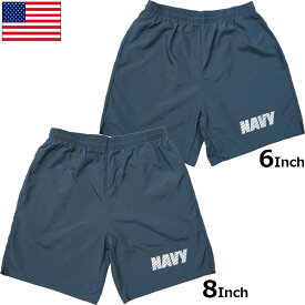 米軍 オフィシャルNAVYユニフォーム プリントショートパンツ デッドストック SF043M6 SF043M8 6インチ 8インチ メンズ SOFFE吸湿速乾ソフィー 短パン スポーツ 丈短 ボトムス ズボン アメリカ海軍 U.S.ネイビー リフレクタープリント トレーニング ランニング