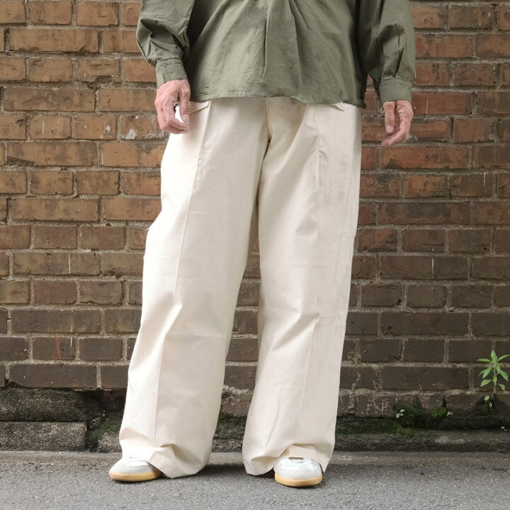 フランス軍 50年代 スノーカモパンツ すべり