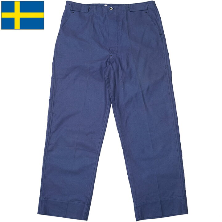 楽天市場】スウェーデン軍 メカニックパンツ ネイビー 2ポケット  
