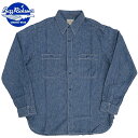 BUZZ RICKSON'S バズリクソンズ #BR25995 ブルー シャンブレー ワークシャツ メンズ ミリタリー トップス長袖 ロングスリーブ