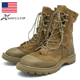 米軍 WELLCO社製 U.S.M.C. RAT ブーツ #E163 デッドストック アメリカ軍 海兵隊 USMC レザー コンバット フィールド 靴 ビブラムソール 実物ミリタリー 軍物 軍モノ 未使用品