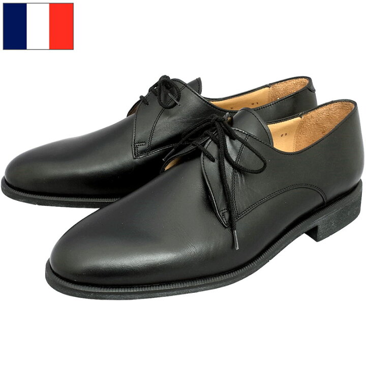 楽天市場 フランス軍 レザー サービスシューズ ブラック Bally製 デッドストック Fb063nn バリー 実物ミリタリー パレード ドレスシューズ オフィサー レースアップ 革靴 本革 外羽根式 黒 未使用品 ミリタリー百貨シービーズ
