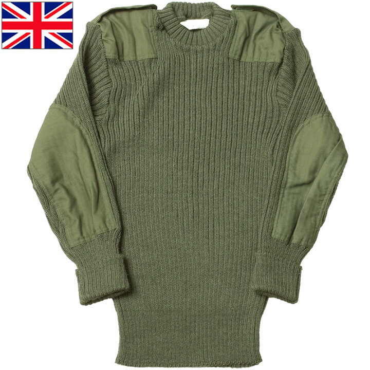 楽天市場】イギリス軍 コマンドセーター オリーブ デッドストック 