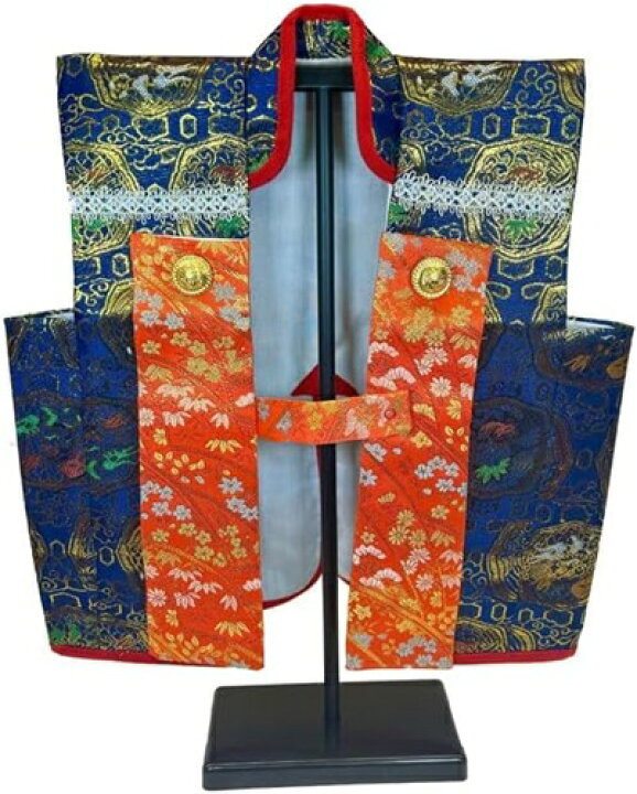 楽天市場】陣羽織（幼児用）金襴 3点セット はちまき 烏帽子五月人形 