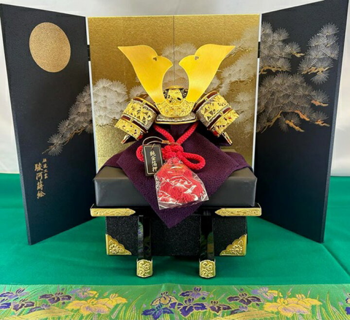 楽天市場】特別限定品 五月人形 8号 純金箔押し 竹雀 兜 合わせ鉢 5月4 