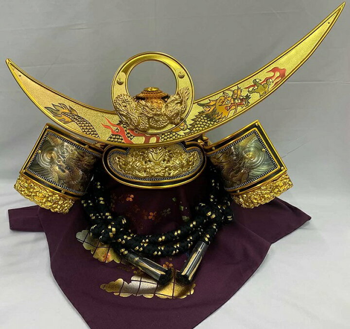 楽天市場】上杉謙信 公 着用兜のみ着用兜飾り 戦国武将 五月人形 