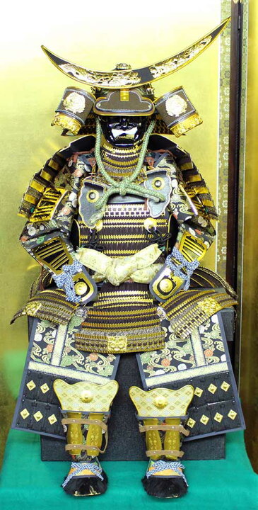 楽天市場】鎧飾り 子供着用鎧 本体のみ 伊達政宗公鎧(面付)戦国武将 