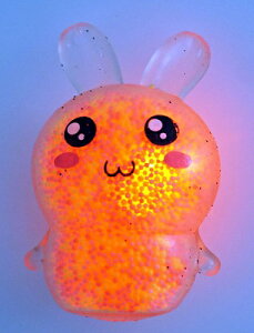 フラッシュぷるぷにうさちゃん 色アソート12個入ゆめかわ いやし スクイーズ 光るおもちゃ くせになる おもちゃ 縁日玩具 景品 お祭り イベント パーティー 夏祭り 縁日景