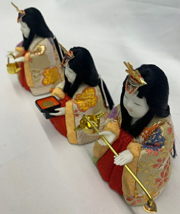 楽天市場】雛人形 真多呂 オリジナル東山雛 5人 34x2 桜 飾台・屏風 