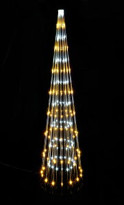 LED�_�u���R�[���c���[ 225cm �S�[���h�z���C�gWG1320GW�@�C�x���g�E�����@�d���E�C���~�l�[�V�����@�f�R���[�V�����@�p�[�e�B�[�@�^���[�c���[�@���@LED���C�g