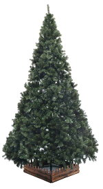 300cm幅広DX濃緑　品質保証高級ツリー木枠付クリスマスツリー　送料無料　特大クリスマスツリー　大型クリスマスツリー　巨大クリスマスツリー　大きいクリスマスツリー