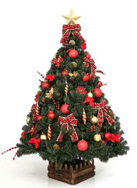 180cm幅広 装飾ライト付ツリーセット27Y3　クリスマスツリー　ツリーセット　イベント　パーティー　装飾　デコレーション