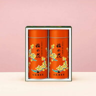 山本海苔店 「梅の花」2号缶2本詰合せ (焼海苔・味附海苔) 日本産お年賀 御年賀 お取り寄せ グルメ 土産 …