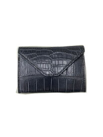 クロコダイル コインケース 日本製 山本製鞄 メンズ 財布 本革 ブラック