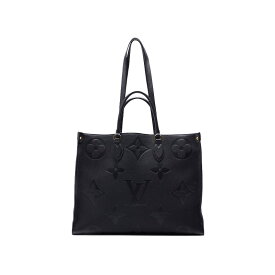 LOUIS VUITTON【ルイヴィトン 】 オンザゴーGM トートバッグ モノグラム・アンプラント ノワール（ゴールド金具） トートバック ビジネスバッグ レディーストートバック メンズトートバック【中古】【送料無料】