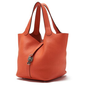 HERMES【エルメス】ピコタンロックMM ハンドバッグ トリヨンクレマンス オレンジポピー Orange poppy（シルバー金具） ハンドバッグ レディースハンドバッグ レディースバック【中古】【送料無料】