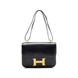 【クーポン付！】HERMES【エルメス】コンスタンス23 ショルダーバッグ ボックスカーフ 黒（ゴールド金具）ショルダーバッグ ミニショルダーバッグ レディースバッグ レディースバッグ ハイブランド【中古】【送料無料】