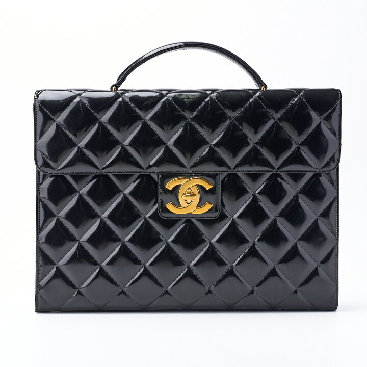 楽天市場】CHANEL シャネル マトラッセ ターンロック ビジネスバッグ 